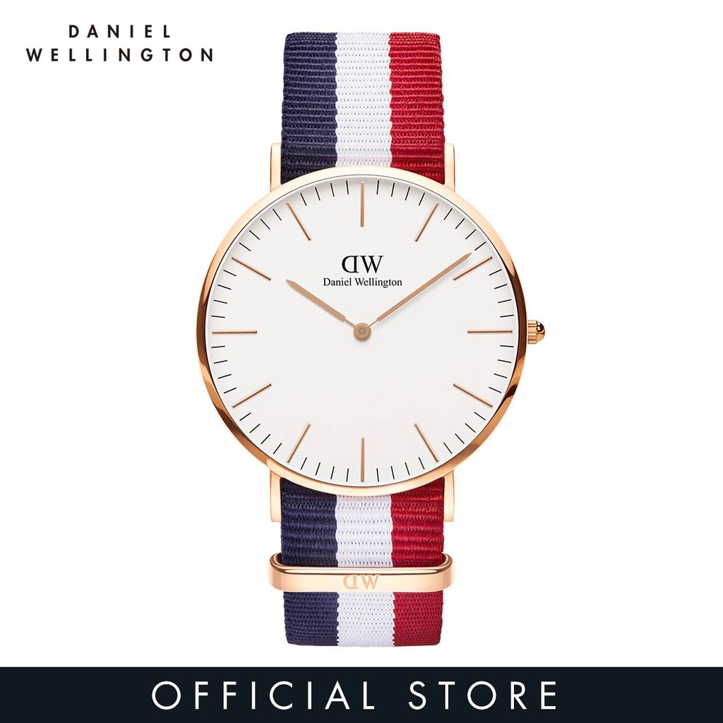 2 Years Warranty Daniel Wellington Classic Cambridge 40mm Nato strap Rose gold Silver DW Watch for men Fashion Watch DW official Authentic Shopee Singapore