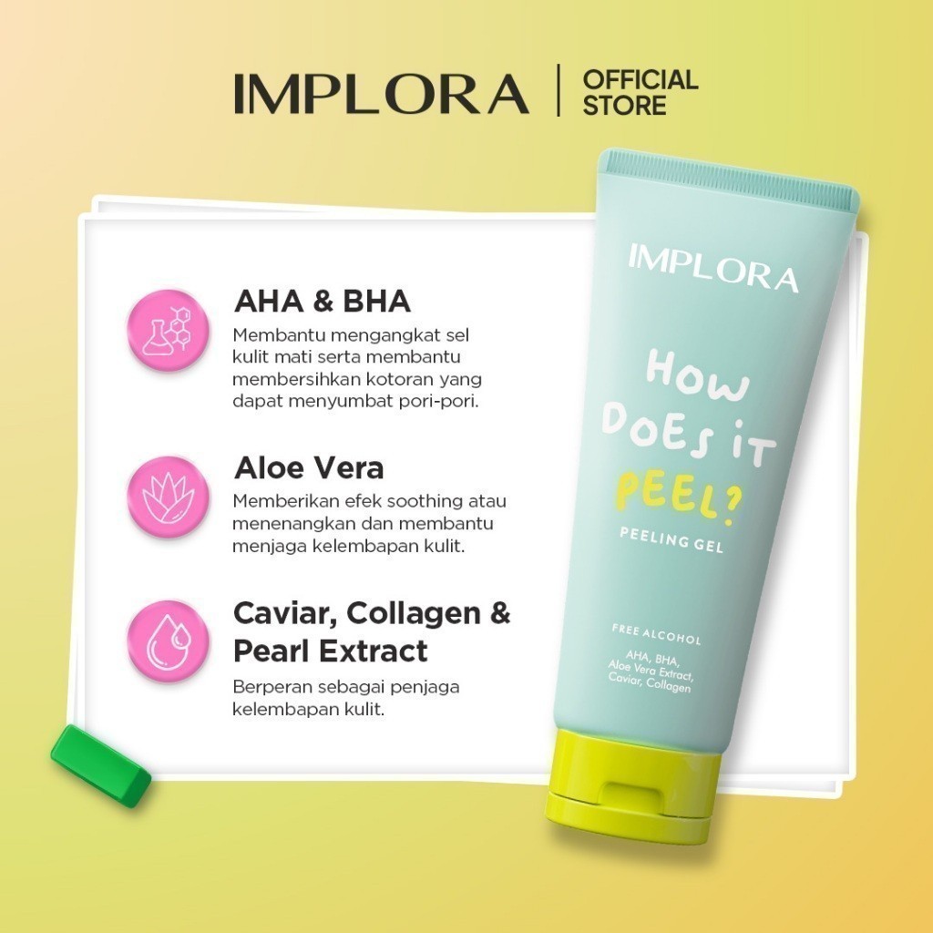 Implora How Does It Peel - Peeling Gel / Merah Jingga Official - Gambar 4