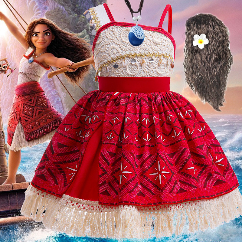 3pcs Set Moana Costume for Baby Girl Years Old Movie