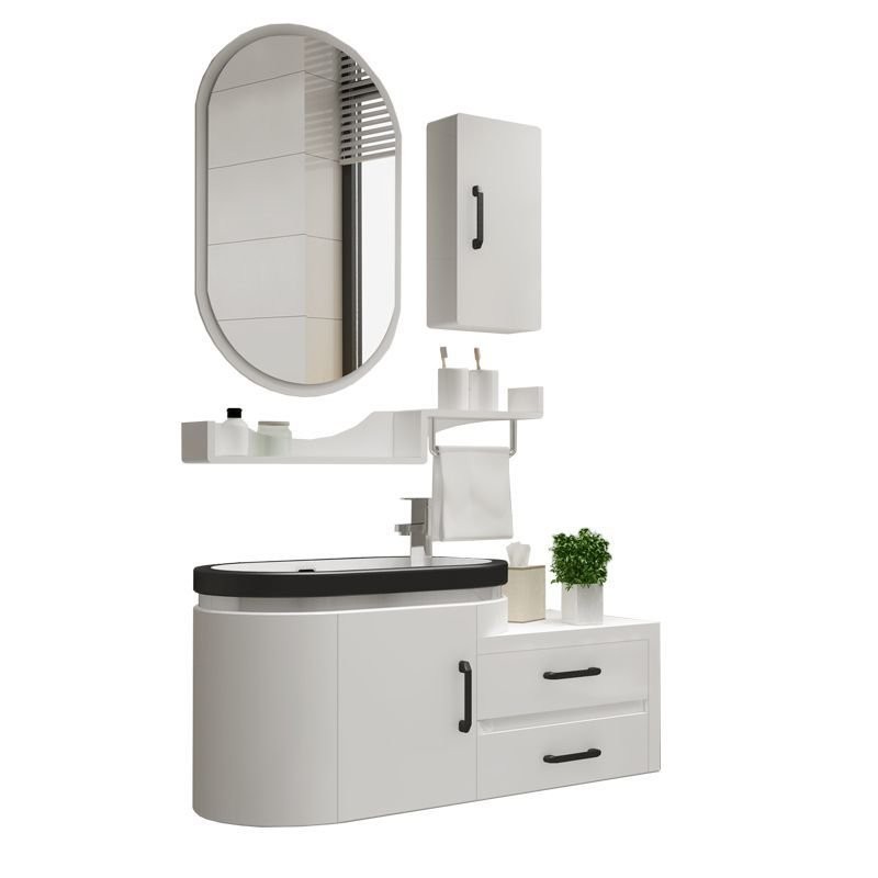 Simple Modern Smart Mirror Cabinet Washstand Bathroom Cabinet ...
