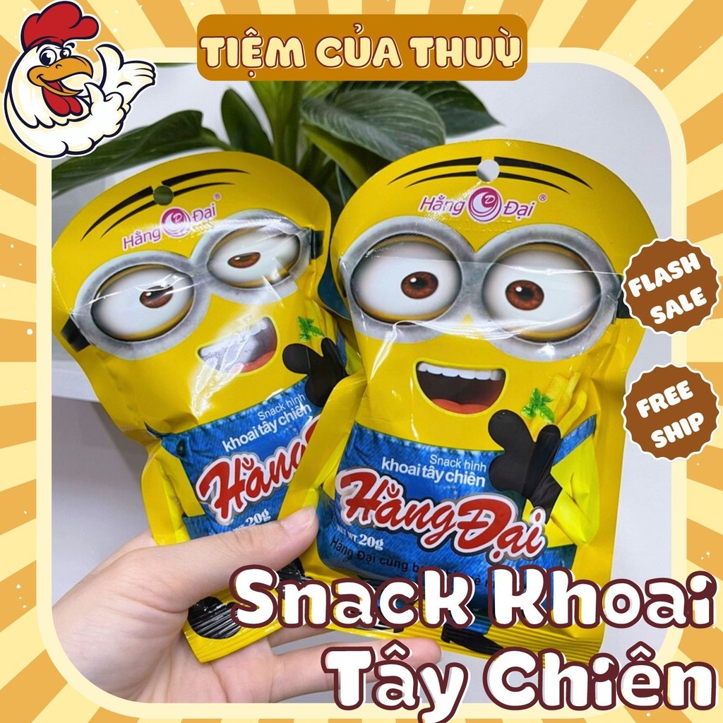 10 Packs of Minion Snack French Fries -Snacks | Shopee Singapore