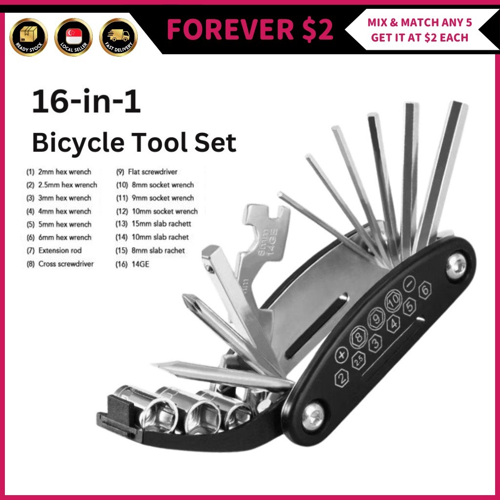 DURATECH 35-Piece Bike Repair Kit, Bicycle Tool Kit With Carry