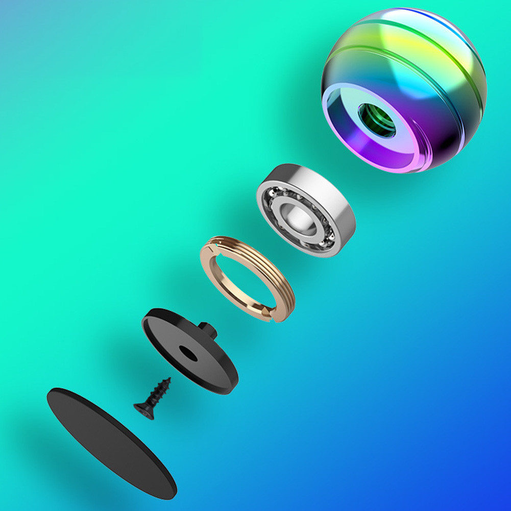 Desktop Gyroscope Toy Metal Decompression Hypnosis Rotating Gyro for ...