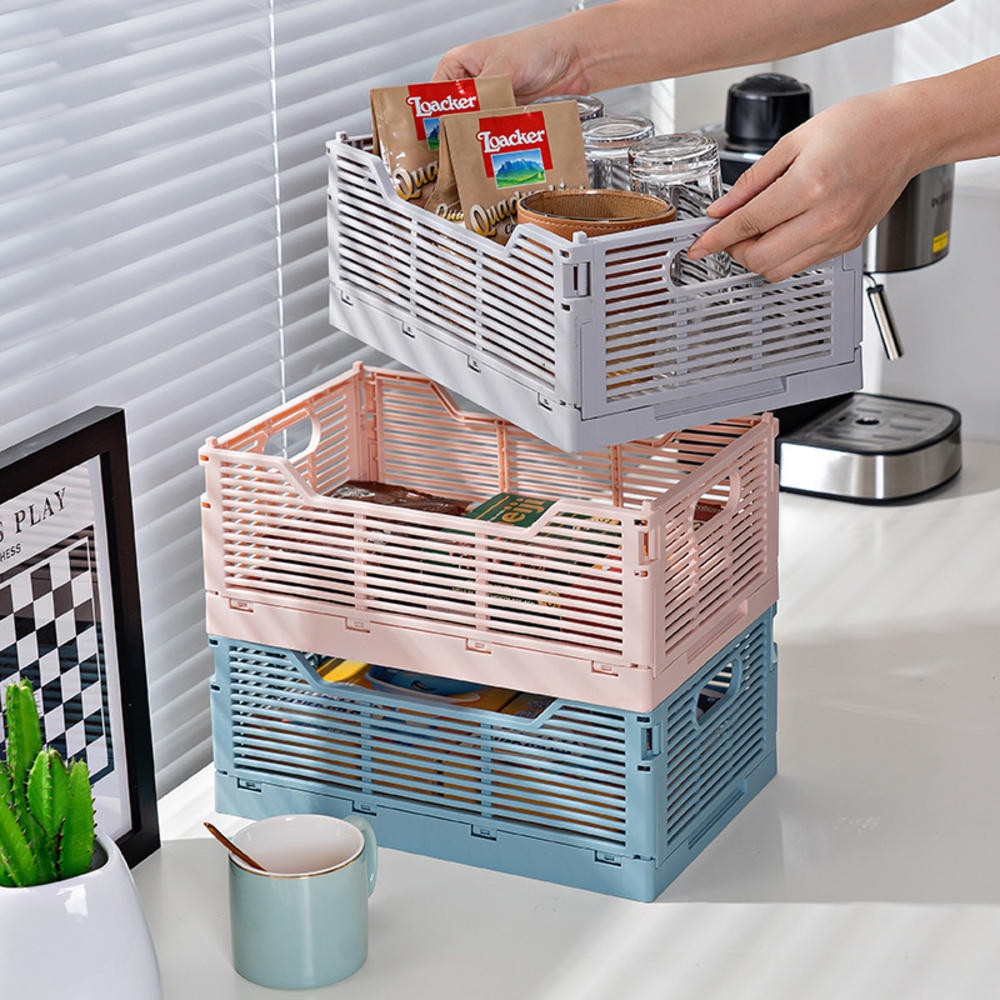 Mini Foldable Plastic Small Baskets for Organizing and Storage ...