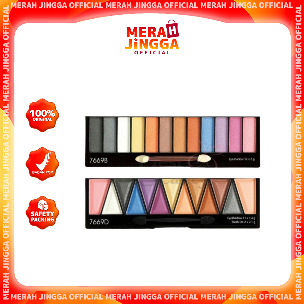 Implora Eye Shadow & Blush On / Merah Jingga Official
