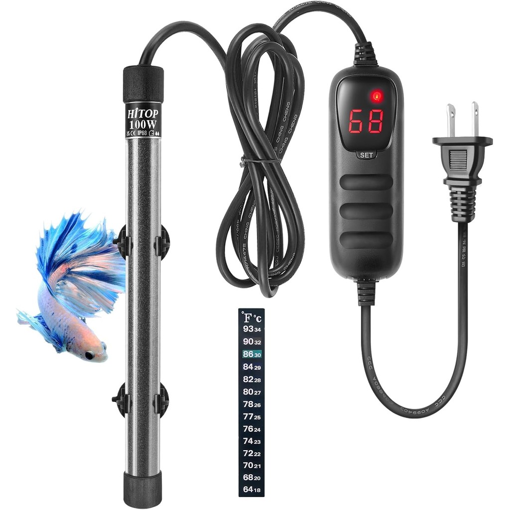 Low Wattage Submersible Saltwater Heater For 10 Gallon Tank preview