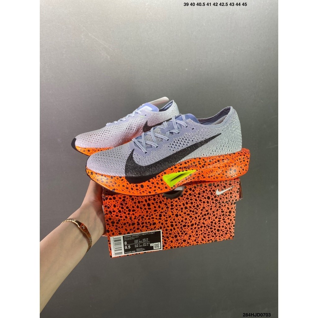 Shrimp Skin Special Selection Nike N K ZoomX Vaporfly NEXT 3 Marathon Foam Ultra Light Shock Absorbing Running Shoes TQAT