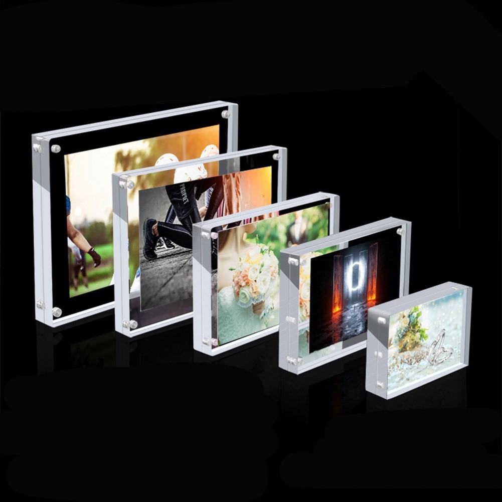 Transparent Acrylic Photo Frame Display Stand | Shopee Singapore