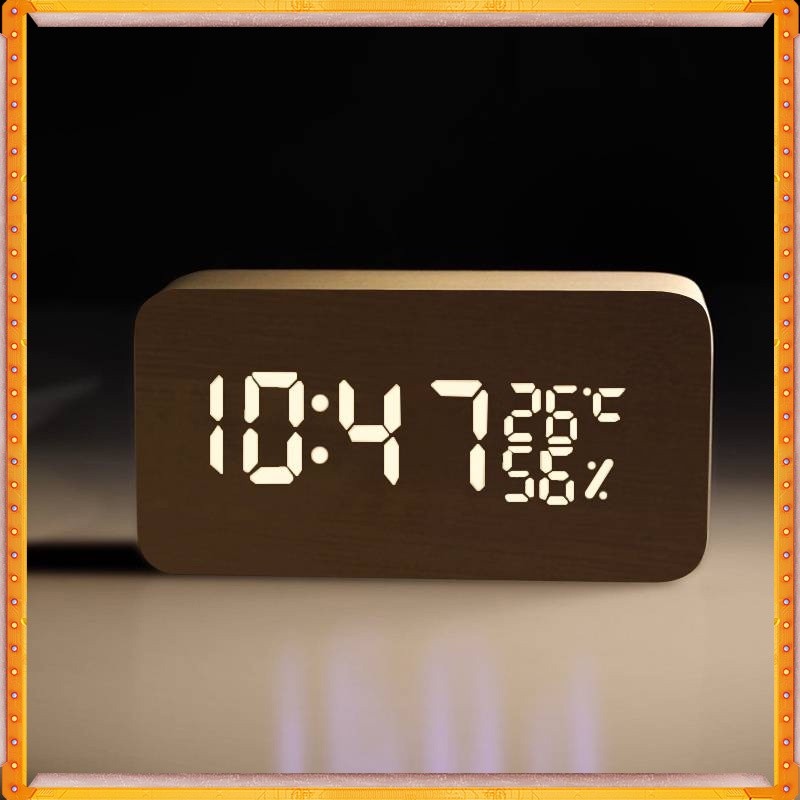 Led Alarm Clock Digital With Light Battery Operated Table Clock For ...