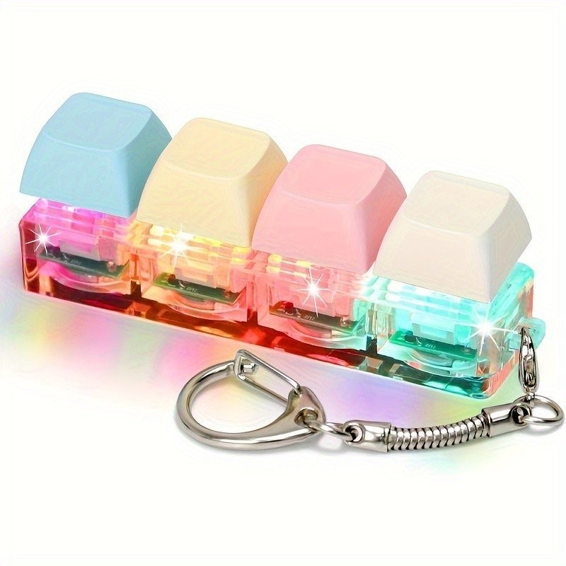 Keyboard Fidget Toys for Adults Keyboard Clicker with LED Light ...
