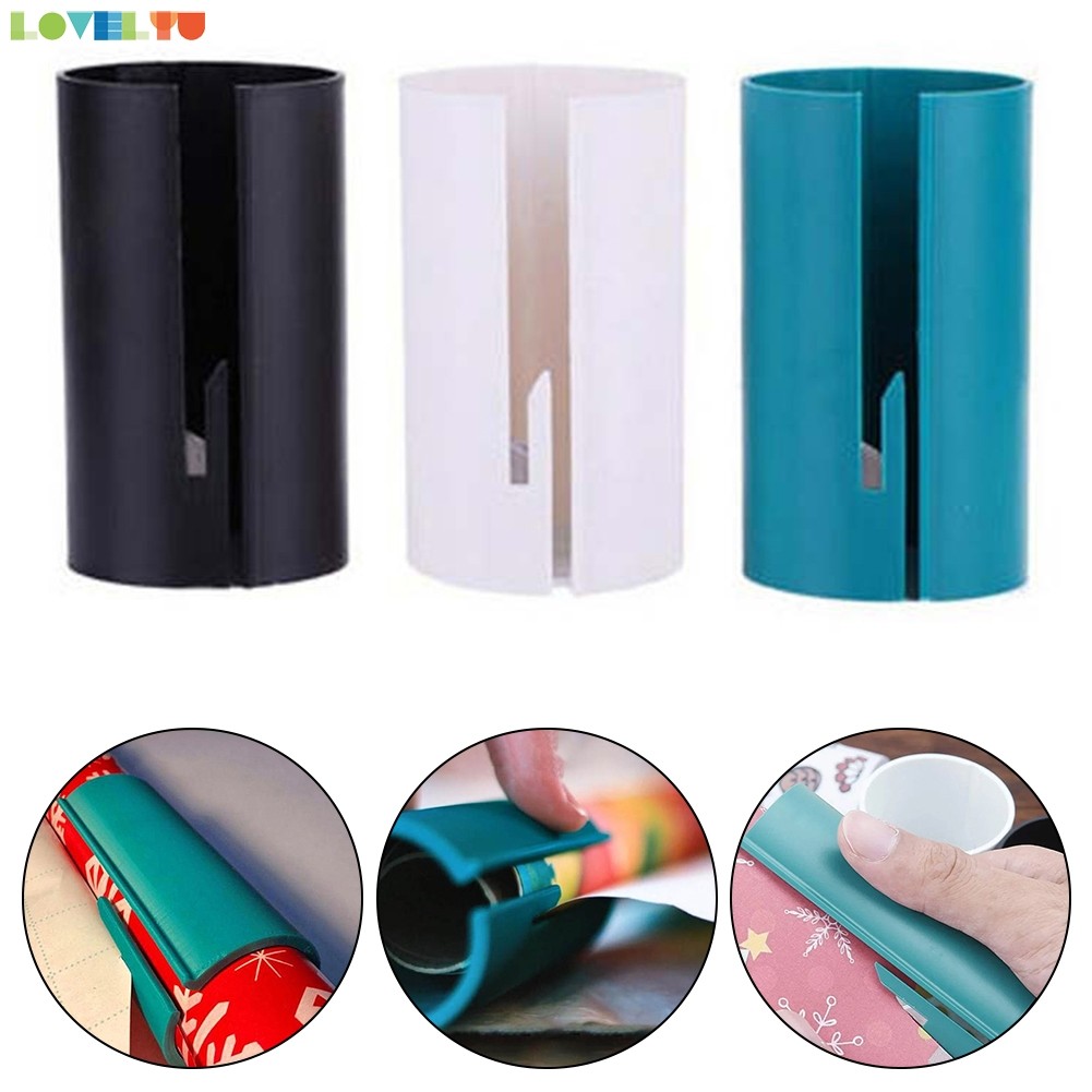 hot| 1x Corner Curler Wrapping Paper Cutter Kraft Paper Roller Slide ...