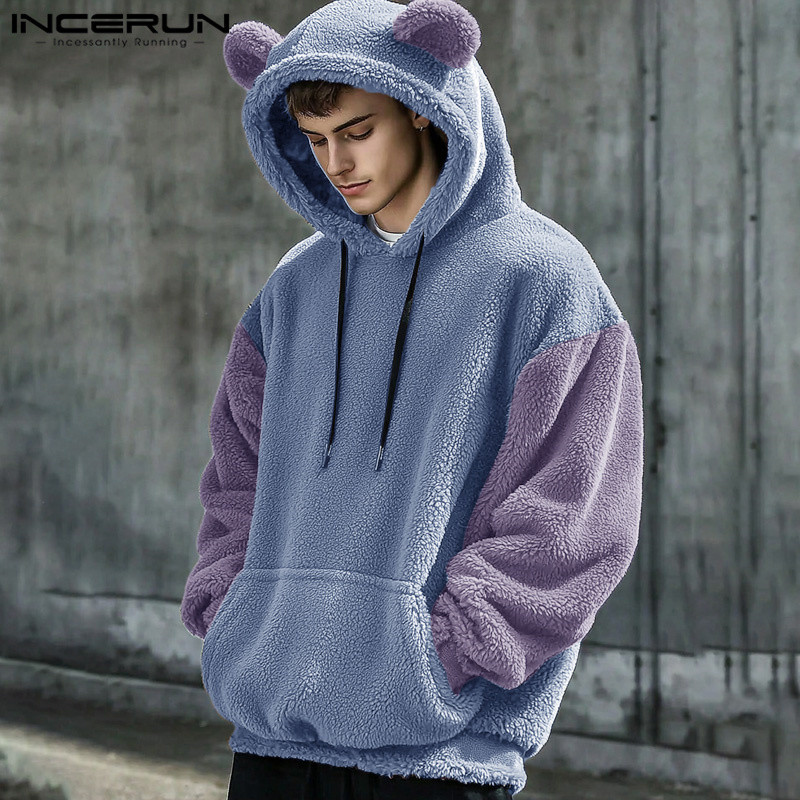 Mens bear hoodie with ears hotsell