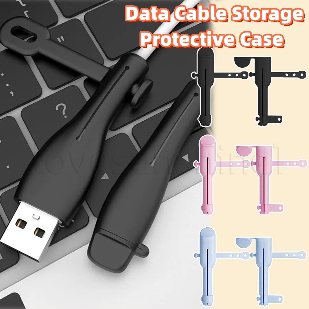 Soft Silicone Cover Cable Protector - USB Charger Cable Data Line ...