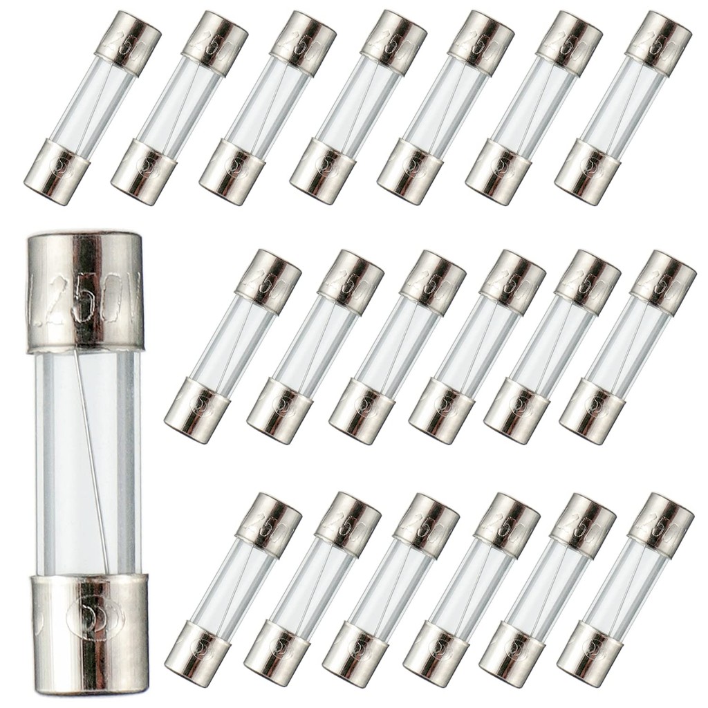 Lot De 10 Fusibles Céramiques Rapides 5x20 Mm - 5A 250V - Référence F5AL250V - Marque Compstudio
