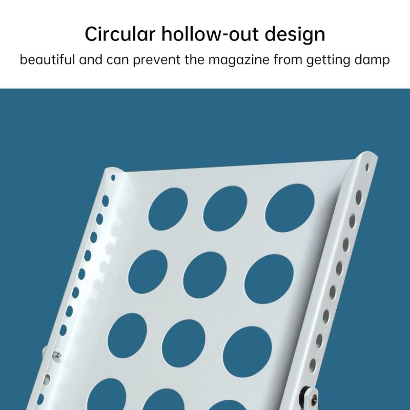 Foldable Metal 4 Layer Magazine Brochure Newspaper Display Stand ...