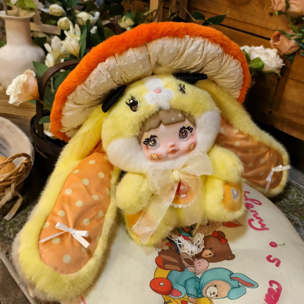 Genuine】Nommi 400% V2 Mushroom Hat series plush Doll Blind Box