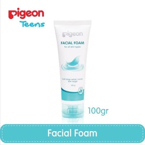 PIGEON Facial Foam 40Ml - 100Ml (For All Skin Types) / Merah Jingga Official - Gambar 2