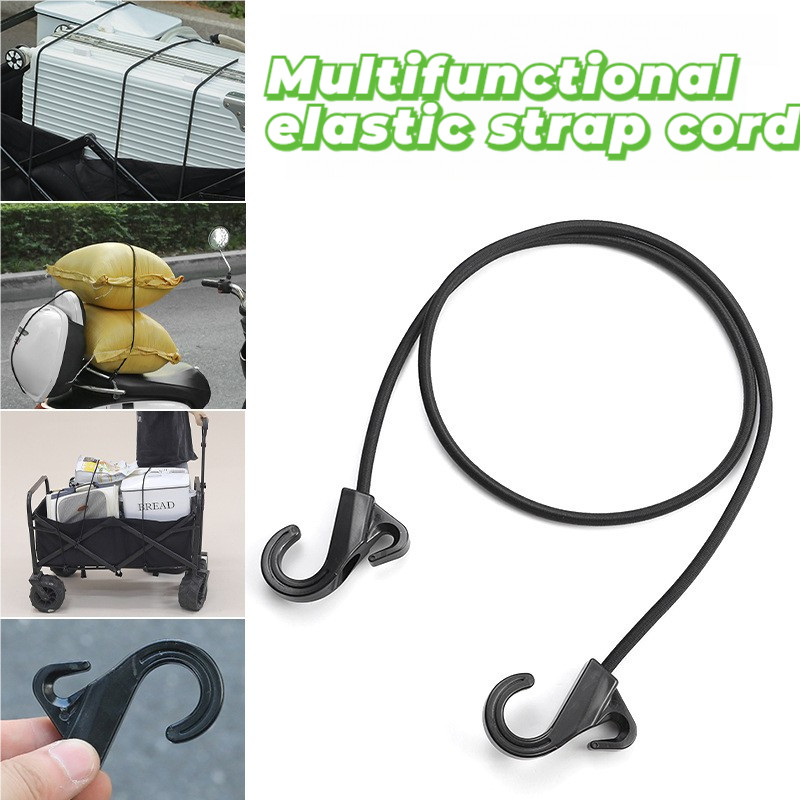Trolley Strap Elastic Band Hook Camping Luggage Tie Rope Cart Tie Rope ...