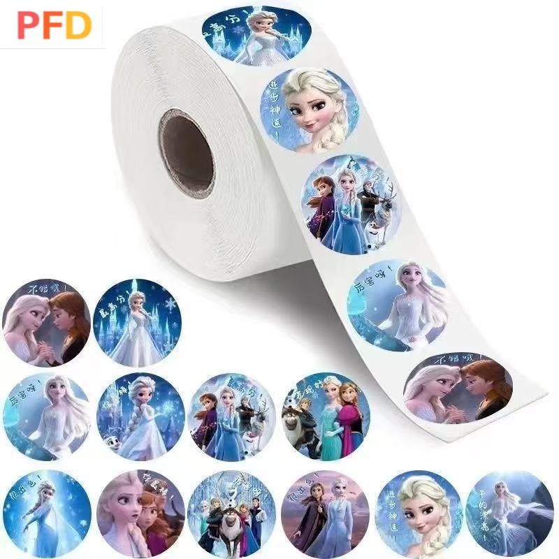 Disney Frozen Princess Elsa Cartoon Stickers Children Reward Stickers ...
