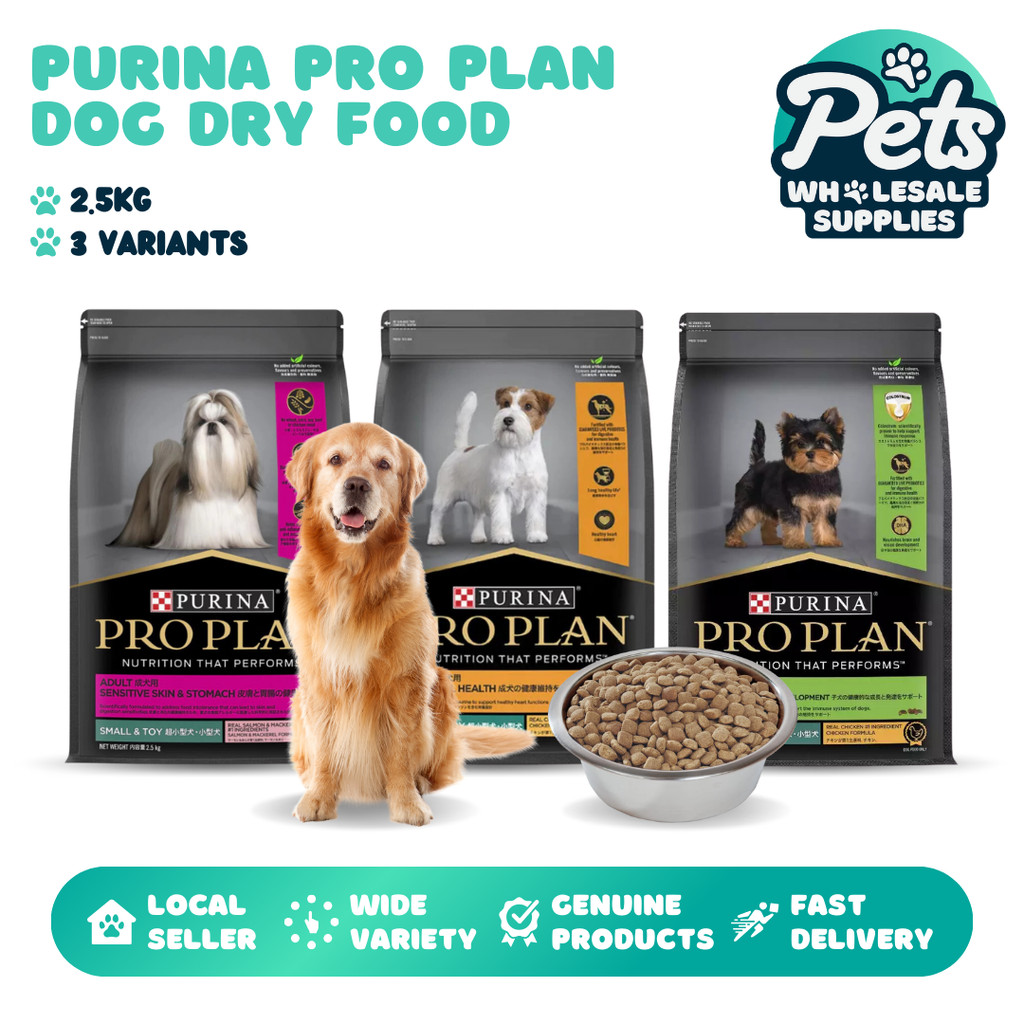 Image showcasing Purina Pro Plan Dog Dry Food 2.5kg - Nutritional Premium Tasty Dog Food ...