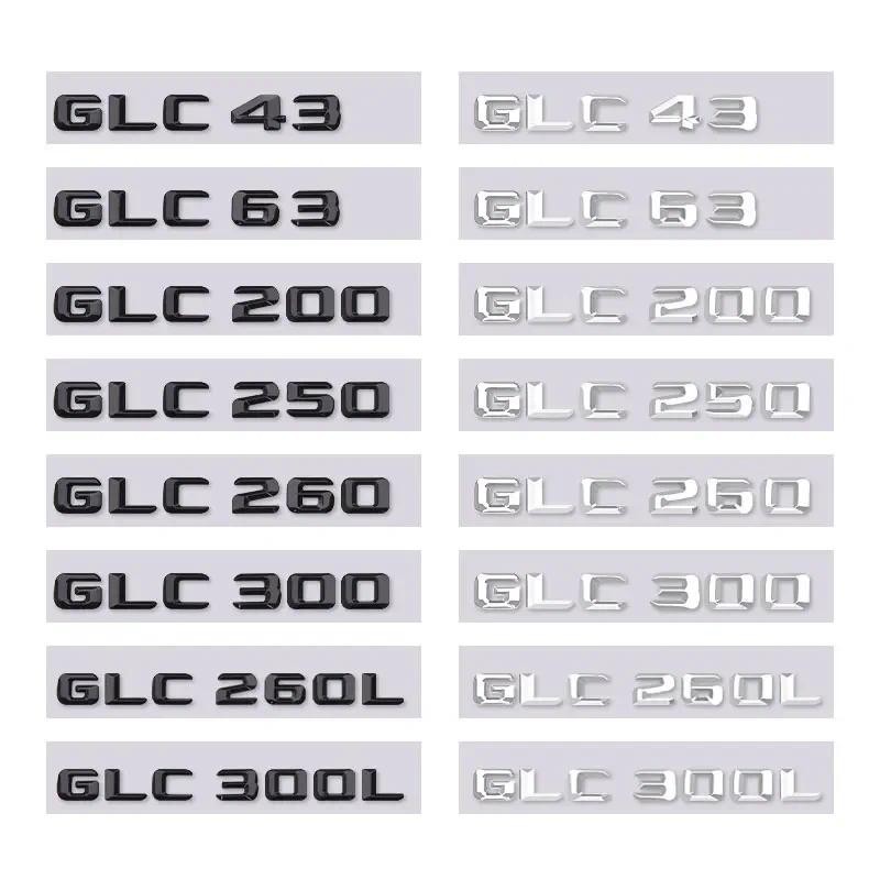 GLC43 GLC63 GLC200 GLC250 GLC300 GLC260L GLC300L letter car sticker for ...