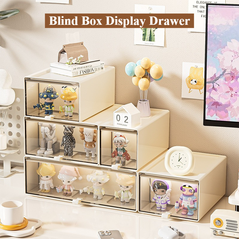 【SG Local Stock】 Blind Box Display Drawer- Dustproof Organizer Toys ...