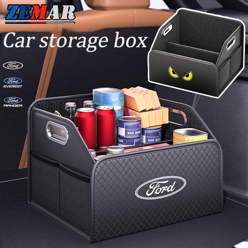 Ford Car Folding Storage Box Car Trunk Car Leather Storage Box ...