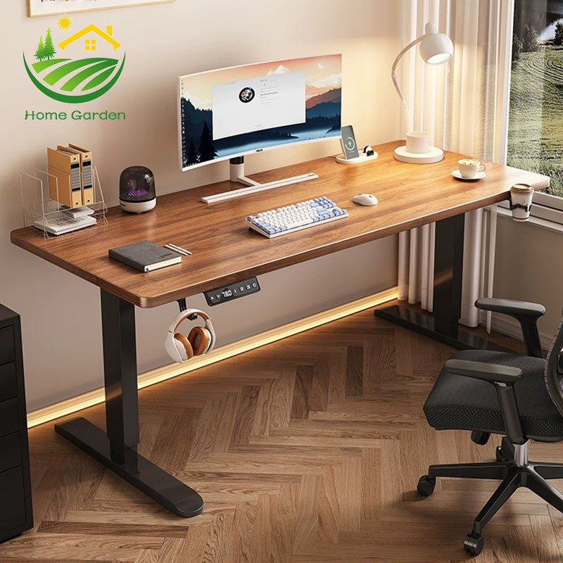 Computer Table Electric Height Adjustable 80cm Standing Desk Office 2 ...