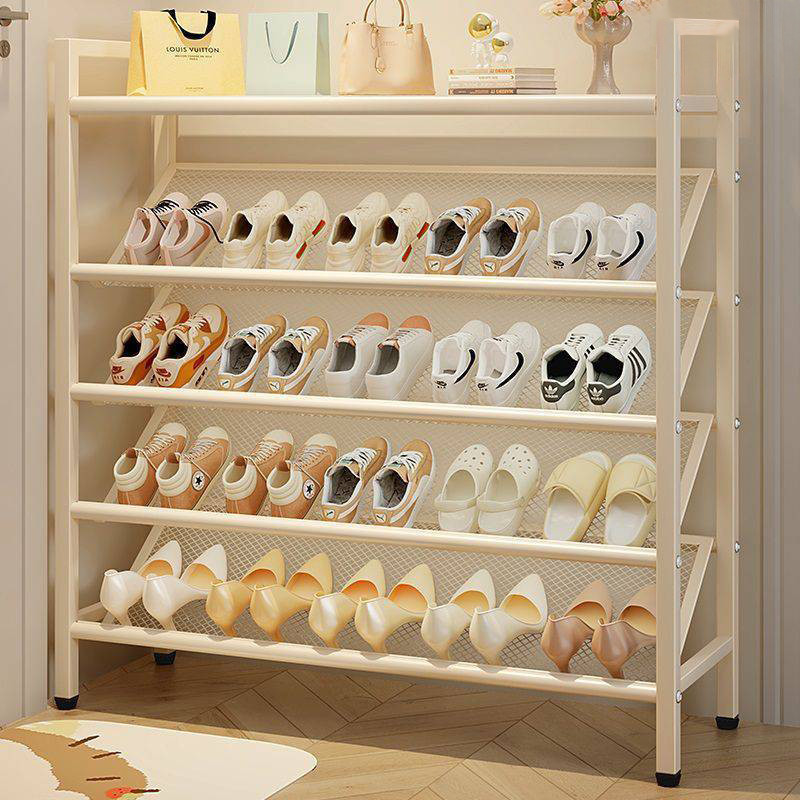 New Carbon Steel Shoe Rack Lobby Dormitory Multi-Layer Floor Shoe ...