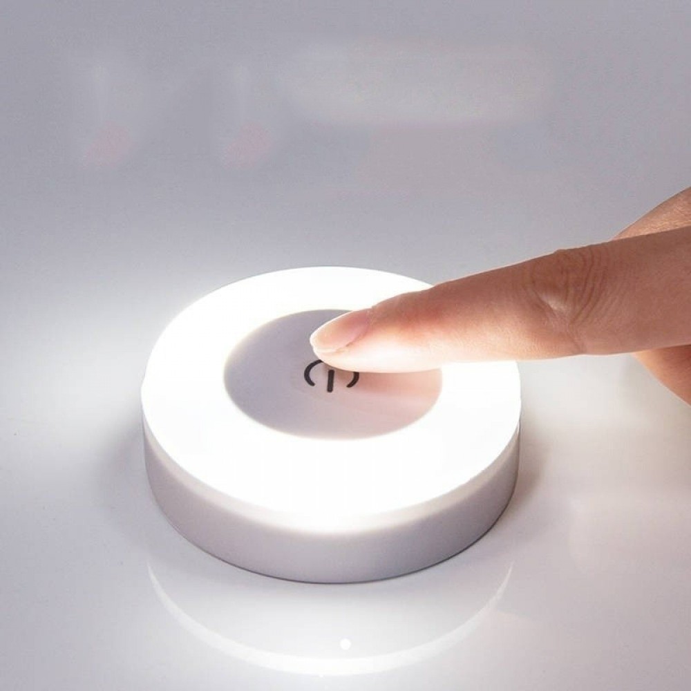 Warm White Yellow Light Wireless Bedside Lamp / LED Touch Sensor Night ...
