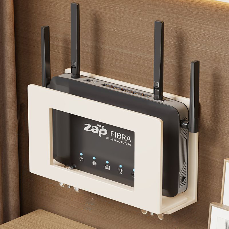 Wall Shelf WiFi Storage Rack Optical Modem Fixed Rack TV Side Router ...