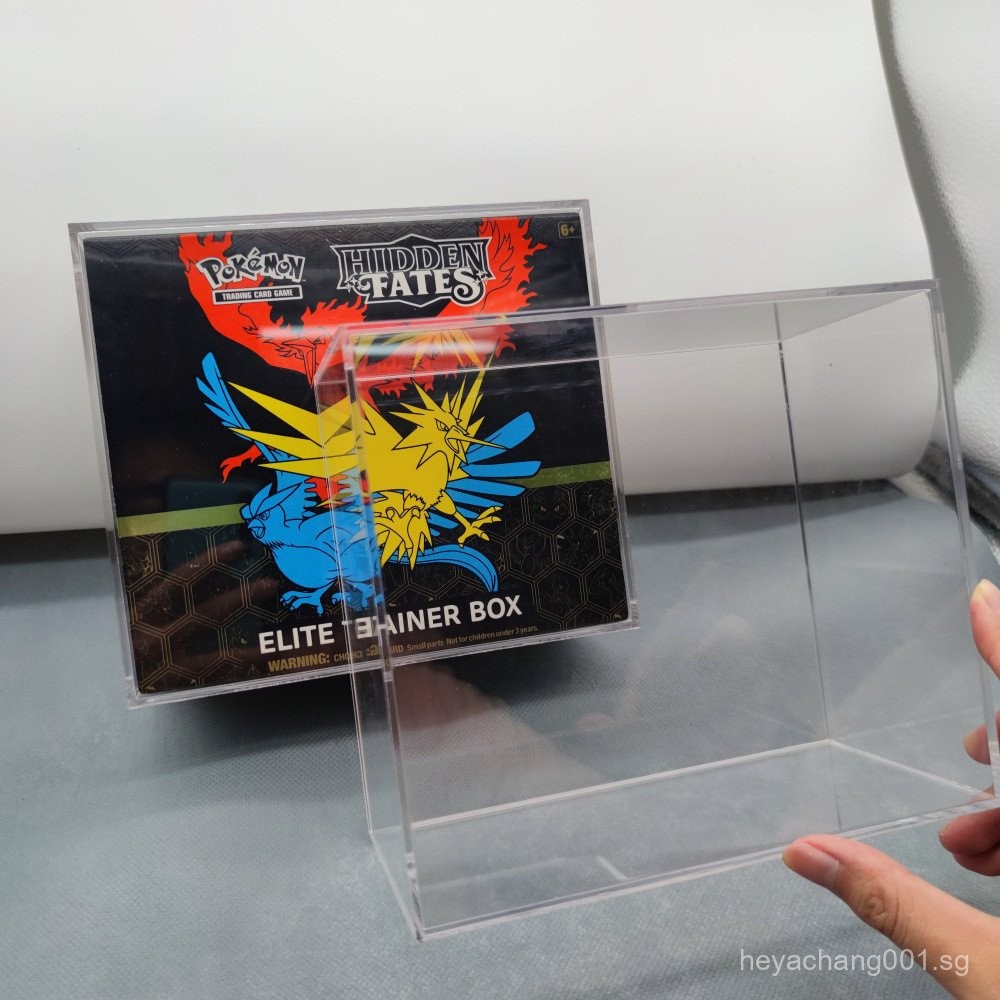 Pokémon Card Display Box booster Pokémon Acrylic Elite Trainer Box ...