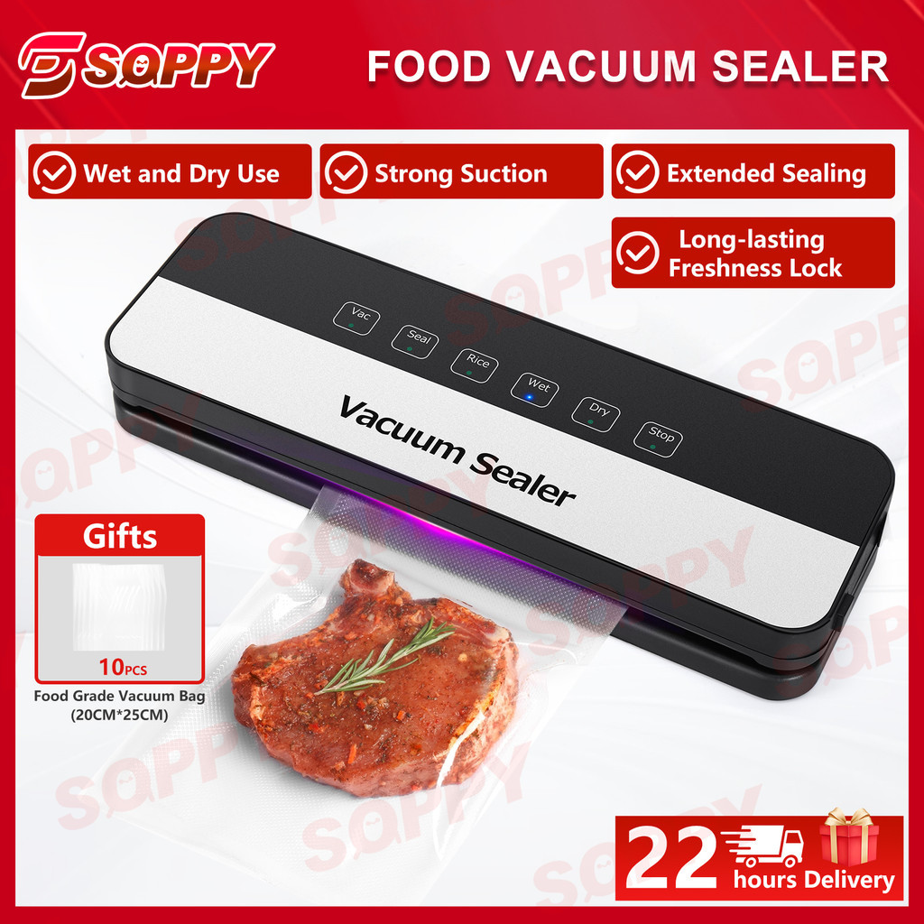 SOPPY Vacuum Sealer Machine Household Compressed Food Sealing Machine ...