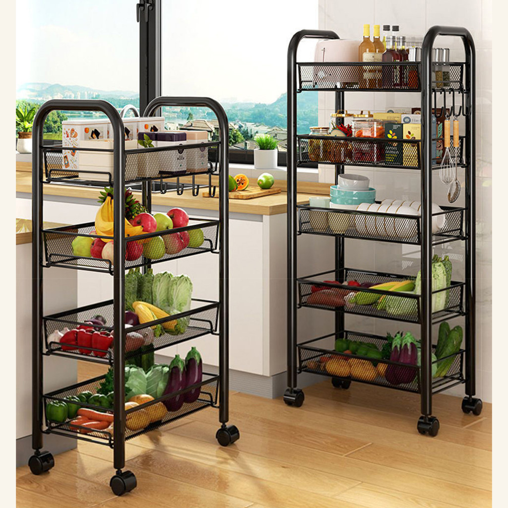 Stackable Kitchen Storage Rack Space Saving Organizer for Fruits ...
