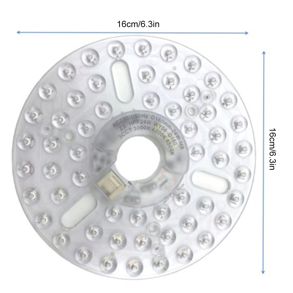 (rain) 3.9/4.9/6.2 Inch Dimmable Ceiling Fan Lights Replacement Panel ...