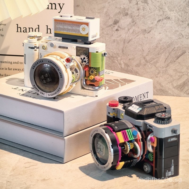 Compatible with Lego Classic Retro Old-Fashioned Camera Building Blocks ...