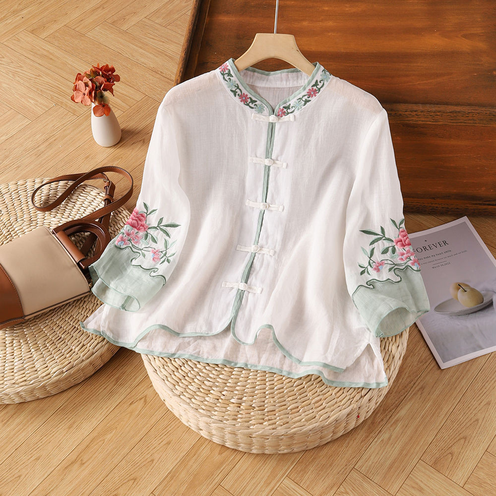 Fast Shipping Chinese New Year Clothes qipao top Women blouse Cny 旗袍上衣 ...