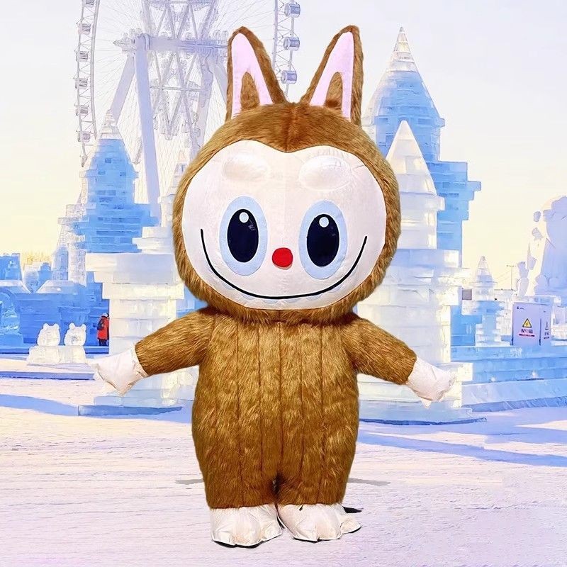 LABUBU zimomo Cartoon Baby Costume Pop Mart Elf LABUBU Inflatable Doll ...