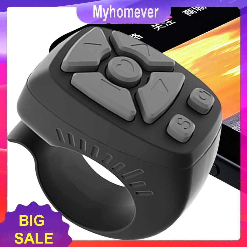 For TikTok Scrolling Ring Fingertip Wireless Remote Control Bluetooth ...