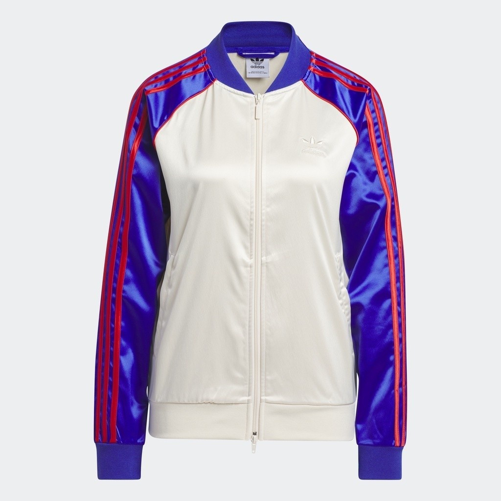 Adidas satin track jacket hotsell