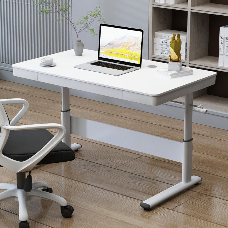 Adjustable Study Table Office Standing Manual lift Desk Dressing Table ...