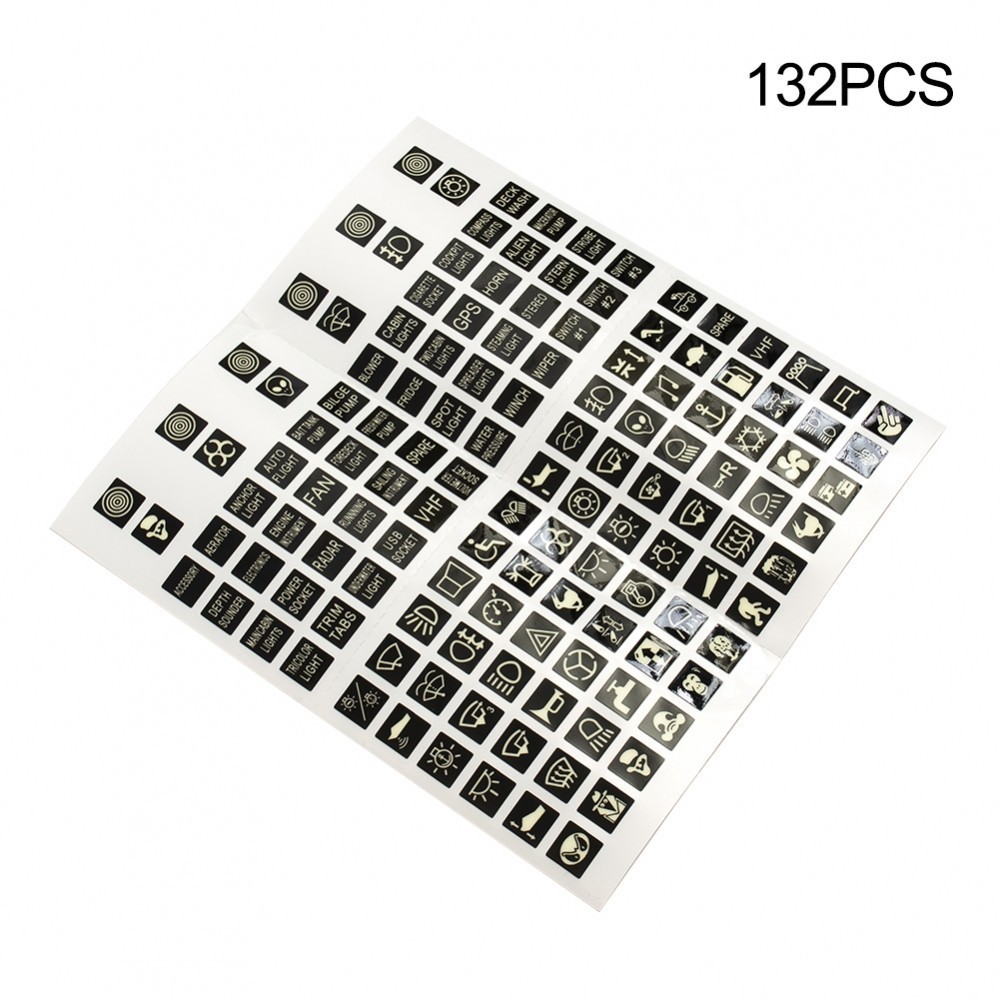 Sticker Labels Circuit Panel Sticker Marine 132pcs 1 Sheet Replacement ...