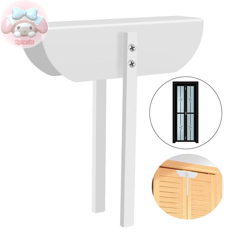 Flym Bifold Door Lock, Pantry Lock Portable Closet Door Lock Double