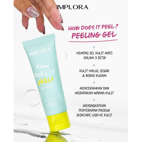 Implora How Does It Peel - Peeling Gel / Merah Jingga Official - Gambar 3