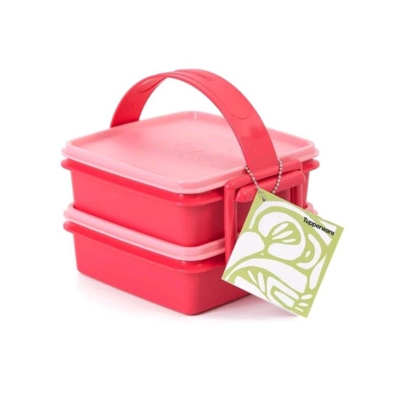 Tupperware Original small carry Lunch Box | Shopee Singapore
