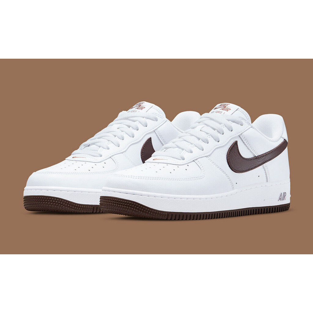Nike Air Force 1 07 Low White Chocolate Sneakers Mens Size US 7 12 Brand New Shopee Singapore