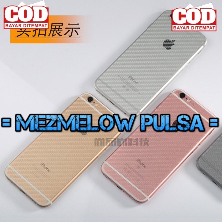 Stiker Garskin Skin Carbon Anti gores Belakang ASUS ZenFone 3 ZooM ZE553KL / ZenFone Zoom S