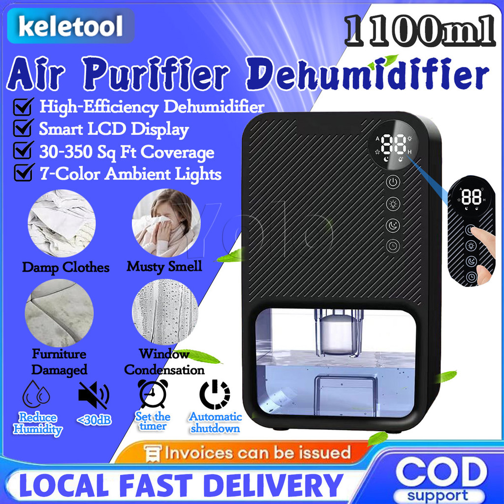 Air Purifier Dehumidifier Small Household Intelligent Dehumidifier ...