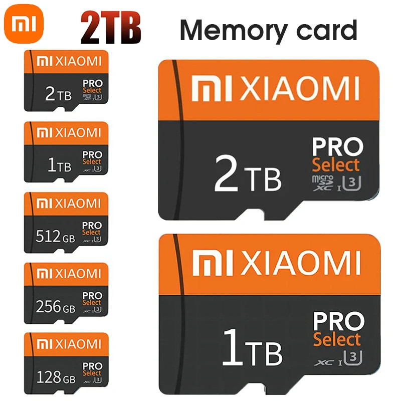 Xiaomi 2TB 1TB Memory Card 128GB 256GB 512GB High Speed Mini TF SD Card ...