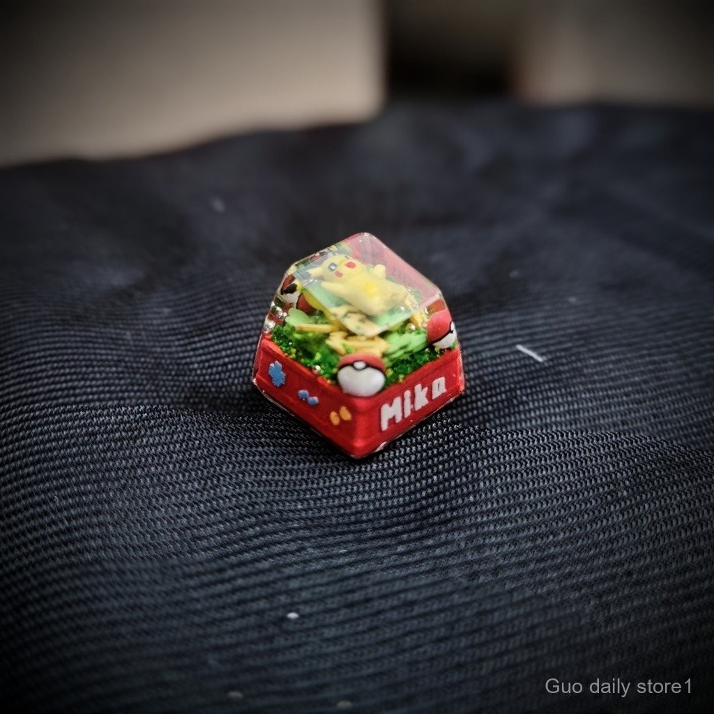 Pokémon Pikachu Personality Creative diy Custom Cute High-Quality Resin ...